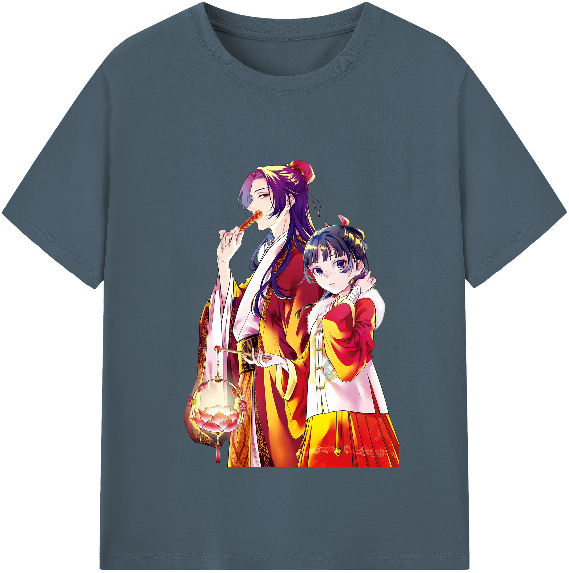 （画像用） 薬屋のひとりごと The Apothecary Diaries 綿100％半袖Tシャツ（フロントプリント）